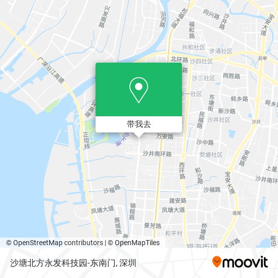 沙塘北方永发科技园-东南门地图