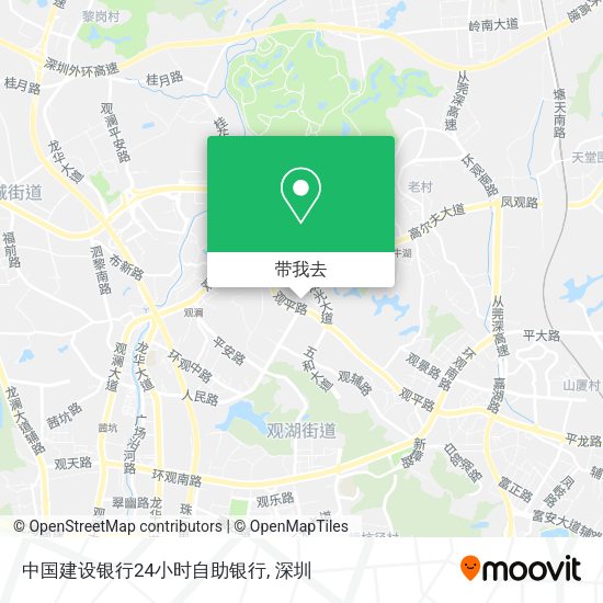 中国建设银行24小时自助银行地图