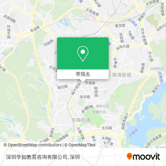 深圳学如教育咨询有限公司地图