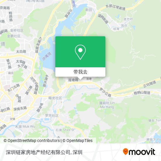深圳链家房地产经纪有限公司地图