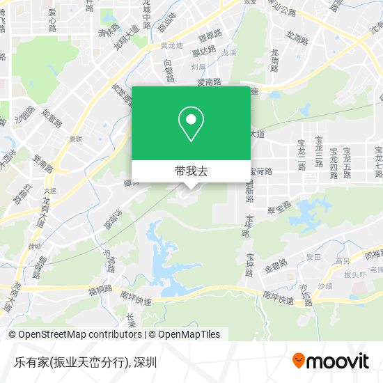 乐有家(振业天峦分行)地图