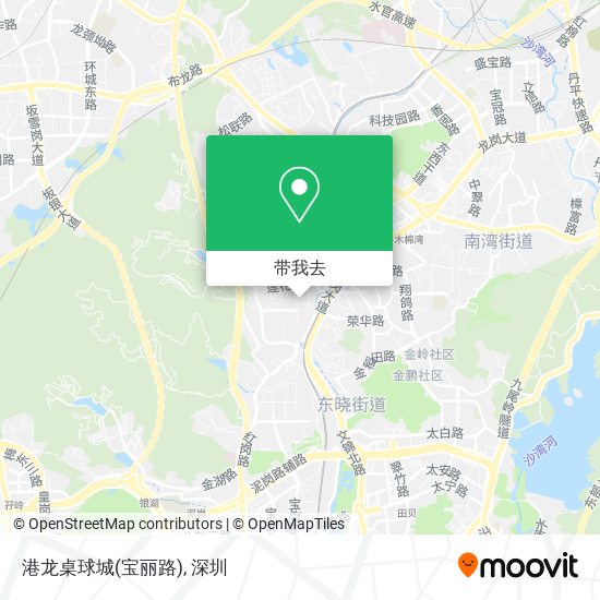 港龙桌球城(宝丽路)地图