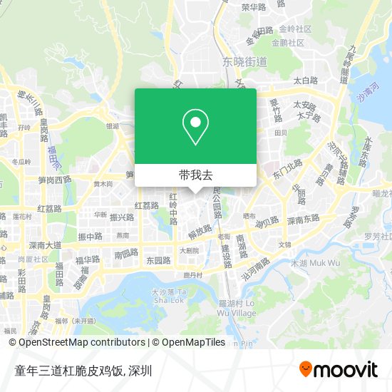 童年三道杠脆皮鸡饭地图