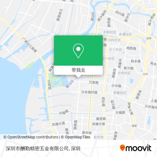 深圳市酬勤精密五金有限公司地图