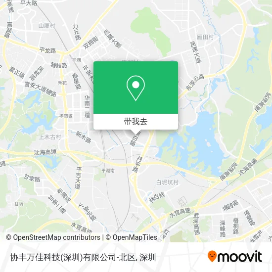 协丰万佳科技(深圳)有限公司-北区地图