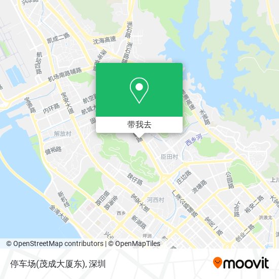 停车场(茂成大厦东)地图
