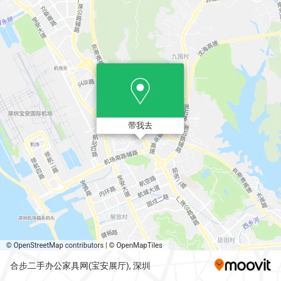 合步二手办公家具网(宝安展厅)地图