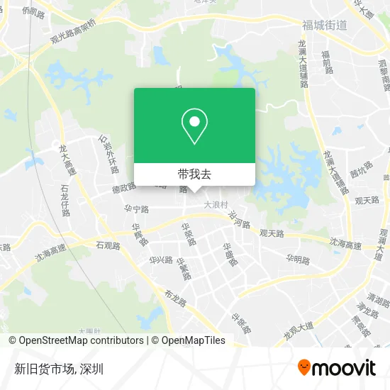 新旧货市场地图