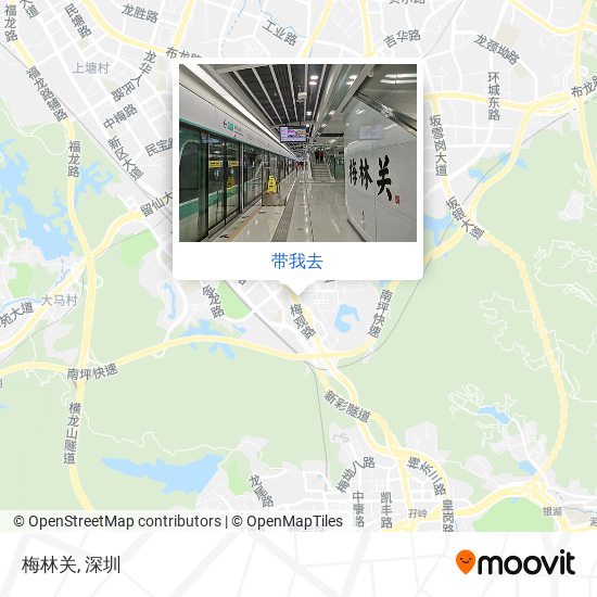 梅林关地图