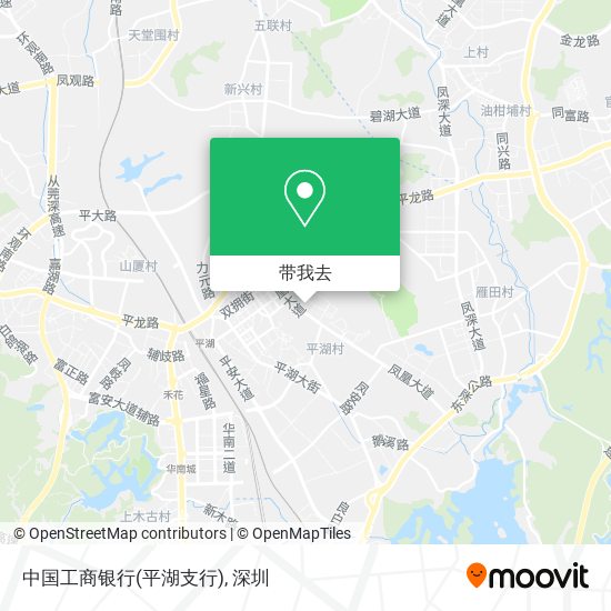 中国工商银行(平湖支行)地图