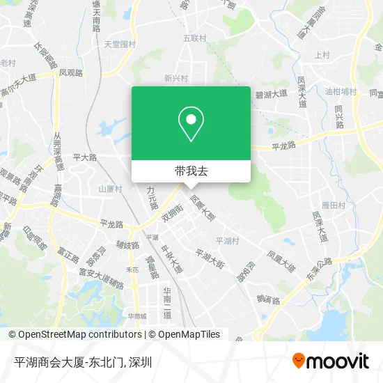 平湖商会大厦-东北门地图