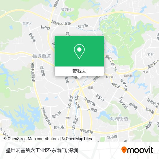 盛世宏基第六工业区-东南门地图
