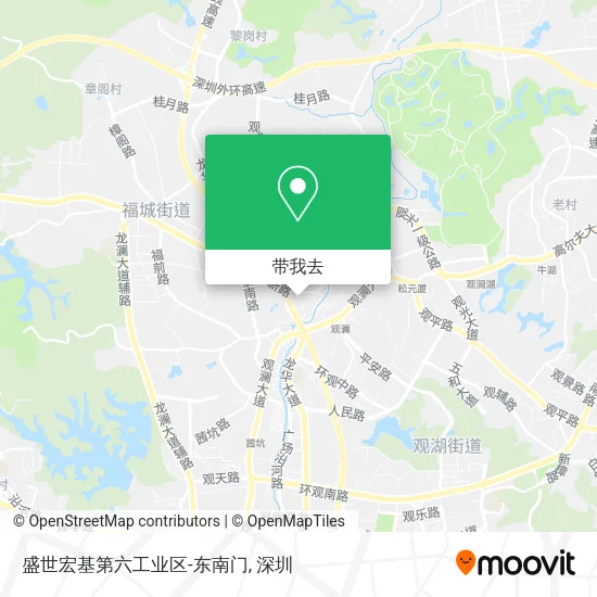 盛世宏基第六工业区-东南门地图