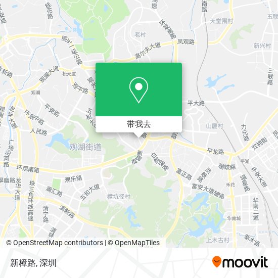新樟路地图