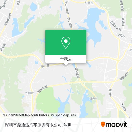 深圳市鼎通达汽车服务有限公司地图