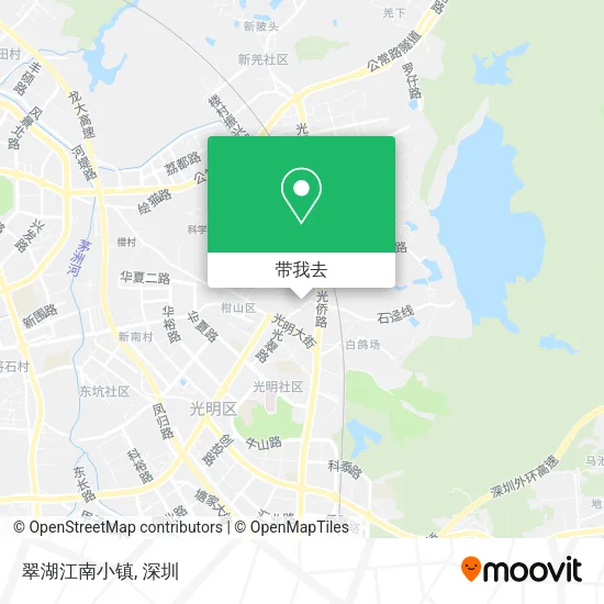 翠湖江南小镇地图