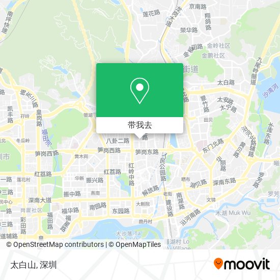 太白山地图