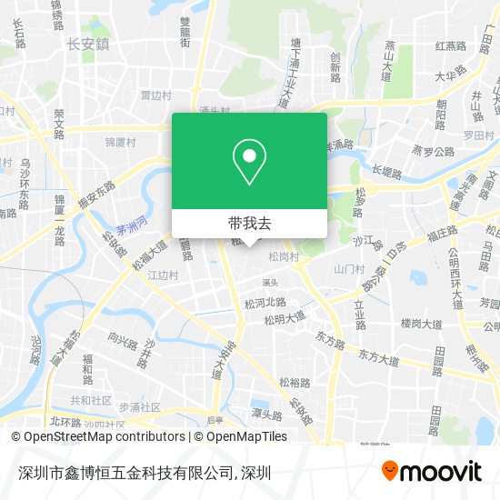 深圳市鑫博恒五金科技有限公司地图