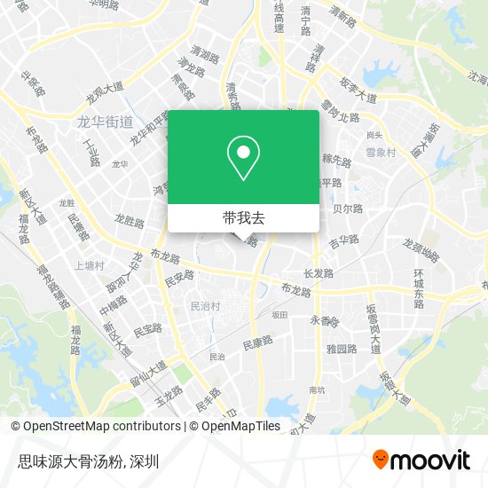 思味源大骨汤粉地图