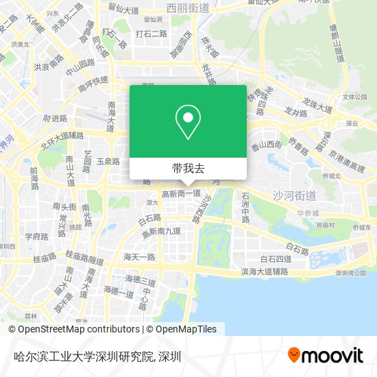 哈尔滨工业大学深圳研究院地图