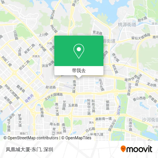 凤凰城大厦-东门地图