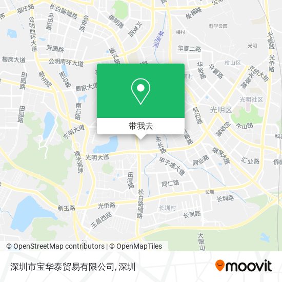深圳市宝华泰贸易有限公司地图