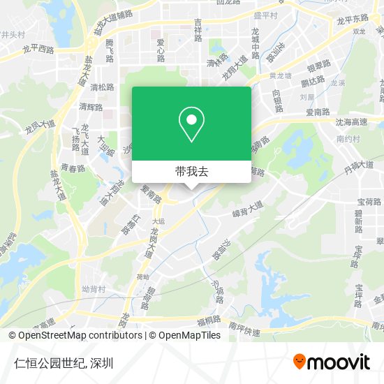 仁恒公园世纪地图