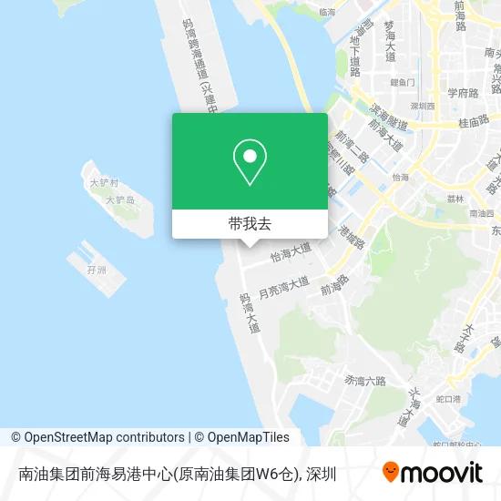 南油集团前海易港中心(原南油集团W6仓)地图