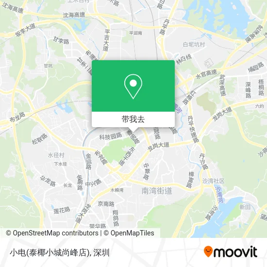 小电(泰椰小城尚峰店)地图