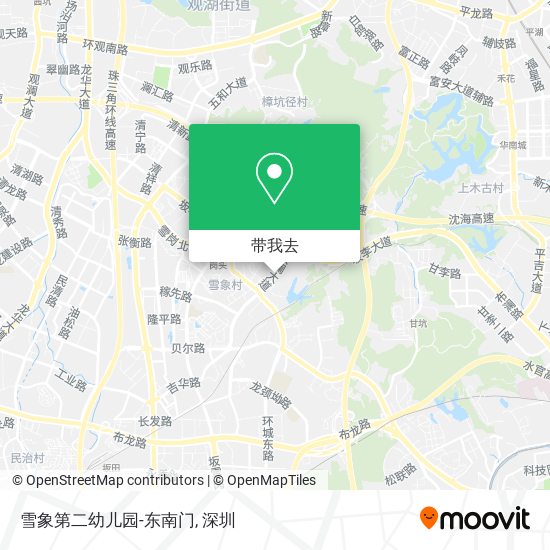 雪象第二幼儿园-东南门地图