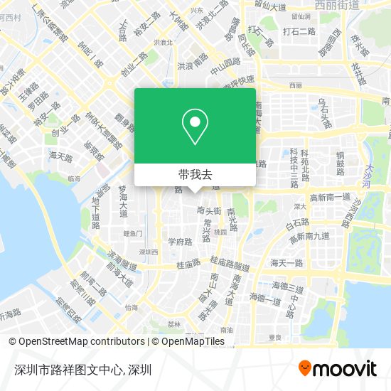 深圳市路祥图文中心地图