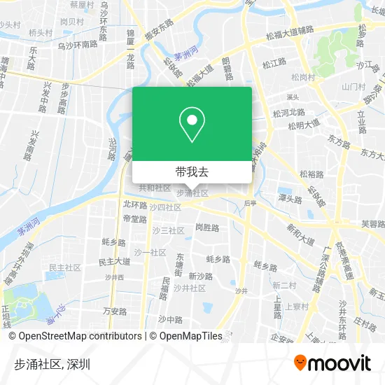 步涌社区地图