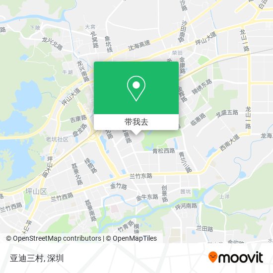亚迪三村地图