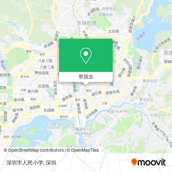 深圳市人民小学地图