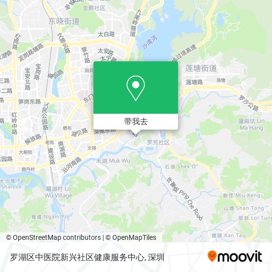 罗湖区中医院新兴社区健康服务中心地图