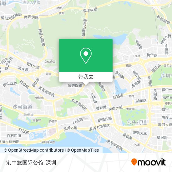 港中旅国际公馆地图