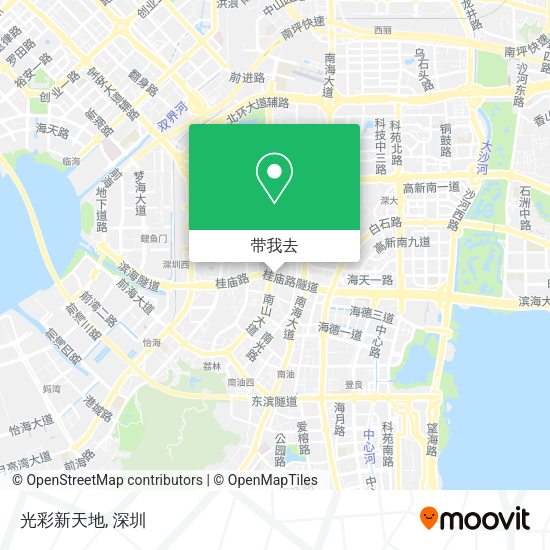 光彩新天地地图