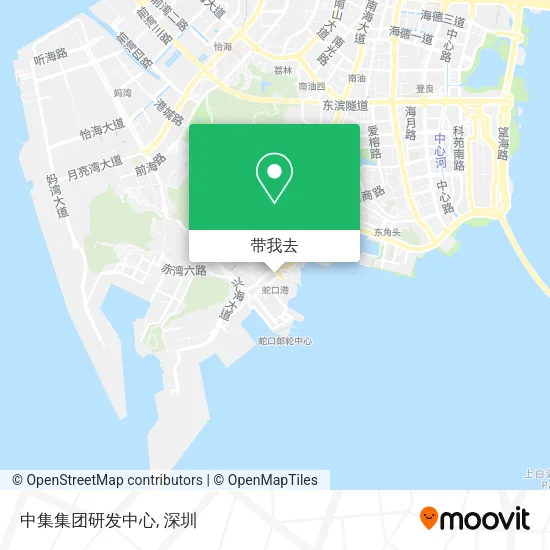 中集集团研发中心地图