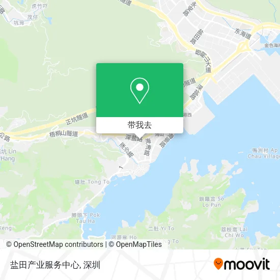 盐田产业服务中心地图