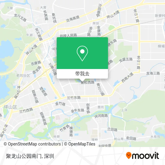 聚龙山公园南门地图