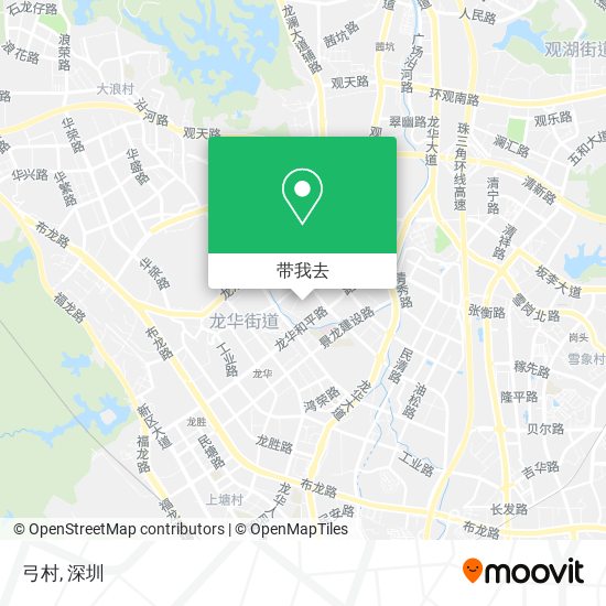 弓村地图