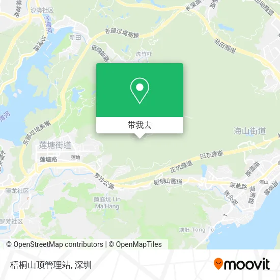 梧桐山顶管理站地图