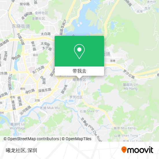 曦龙社区地图