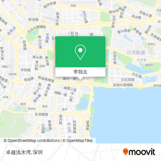 卓越浅水湾地图