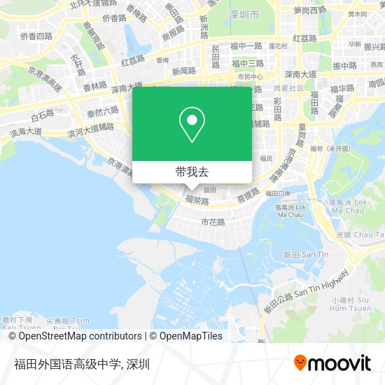 福田外国语高级中学地图