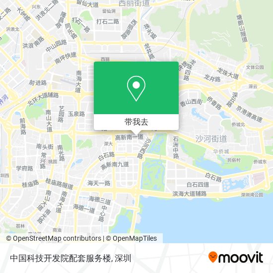 中国科技开发院配套服务楼地图