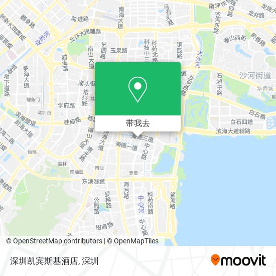 深圳凯宾斯基酒店地图