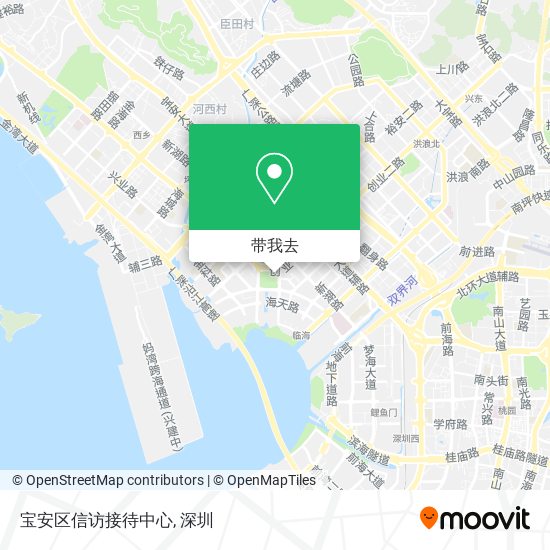 宝安区信访接待中心地图
