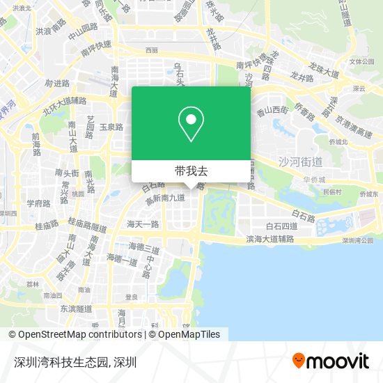 深圳湾科技生态园地图