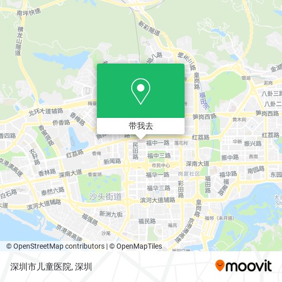 深圳市儿童医院地图